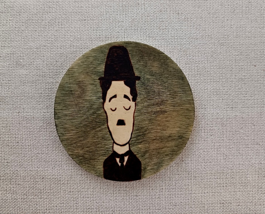 Charlie chaplin bardak altlığı 