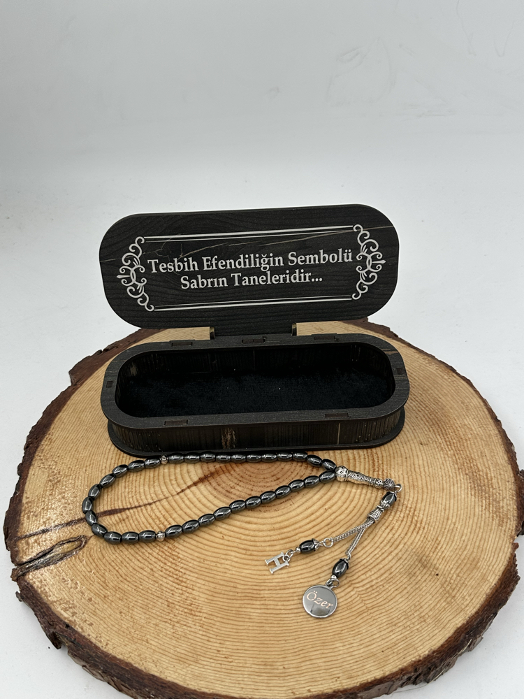 Kişiye Özel Hematit Taşı Tesbih 