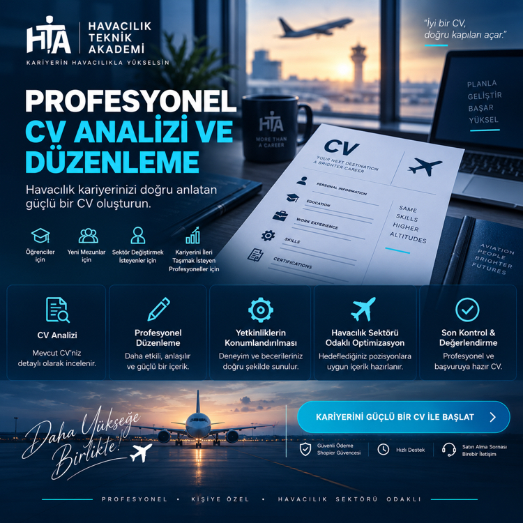 Profesyonel CV Analizi ve Düzenleme | Havacılık Odaklı