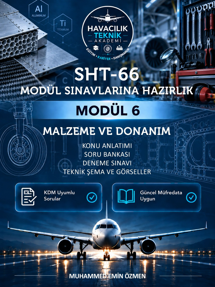 SHT-66 Modül 6 – Malzeme ve Donanım | Sınava Hazırlık Kitabı