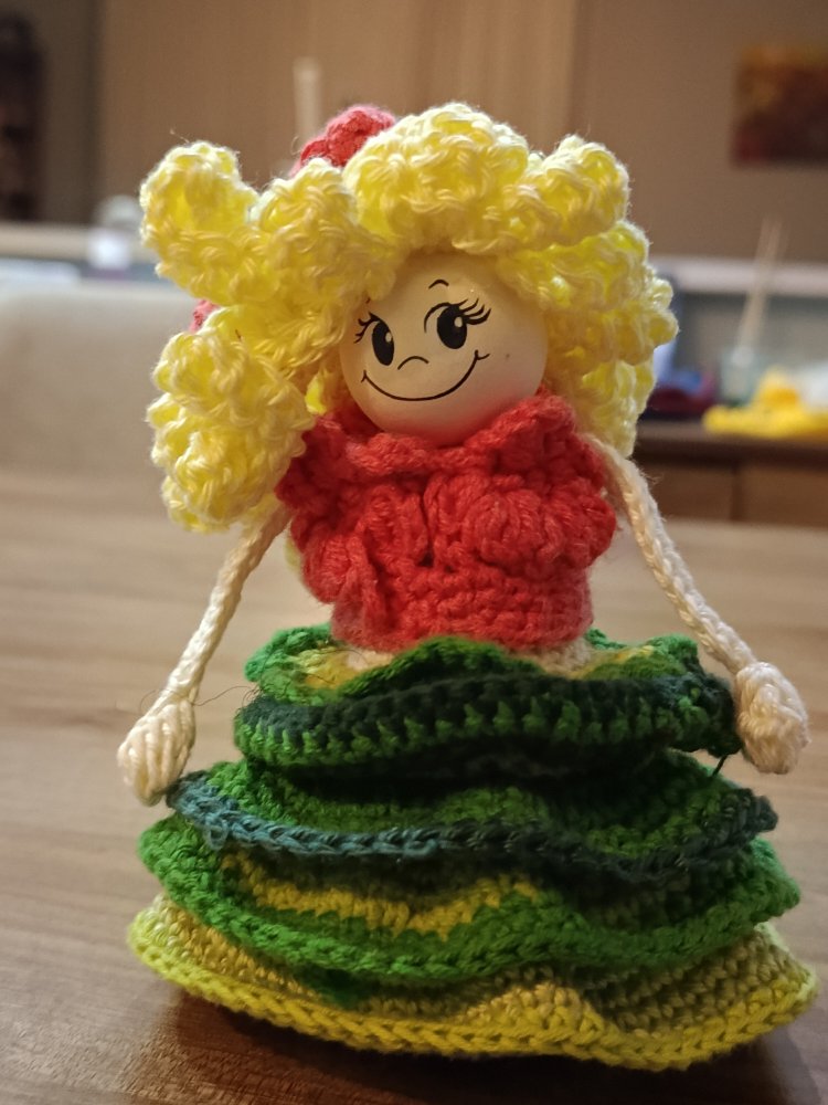 Bahar mini amigurumi bebek