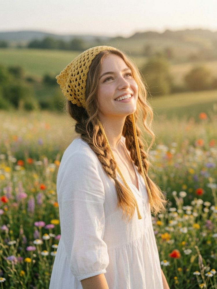 Koyu Sarı Bandana