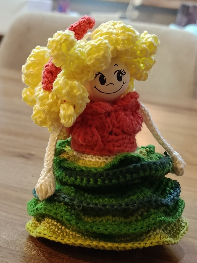 Bahar mini amigurumi bebek