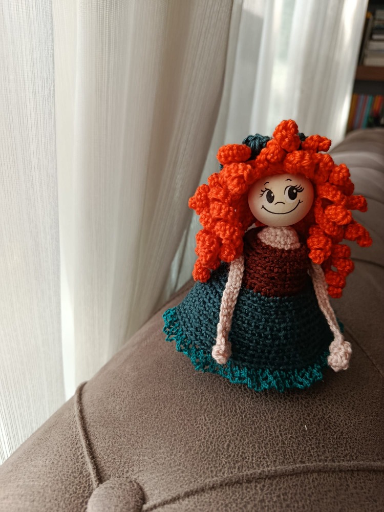 Turuncukafa mini amigurumi bebek