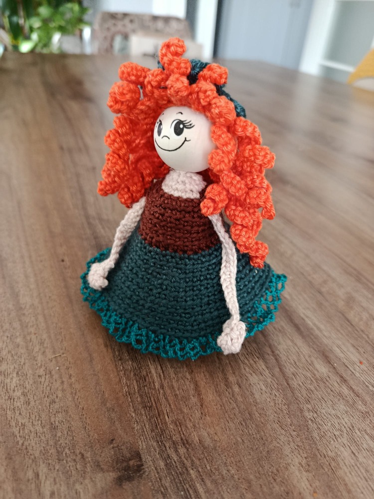 Turuncukafa mini amigurumi bebek
