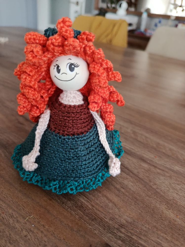 Turuncukafa mini amigurumi bebek