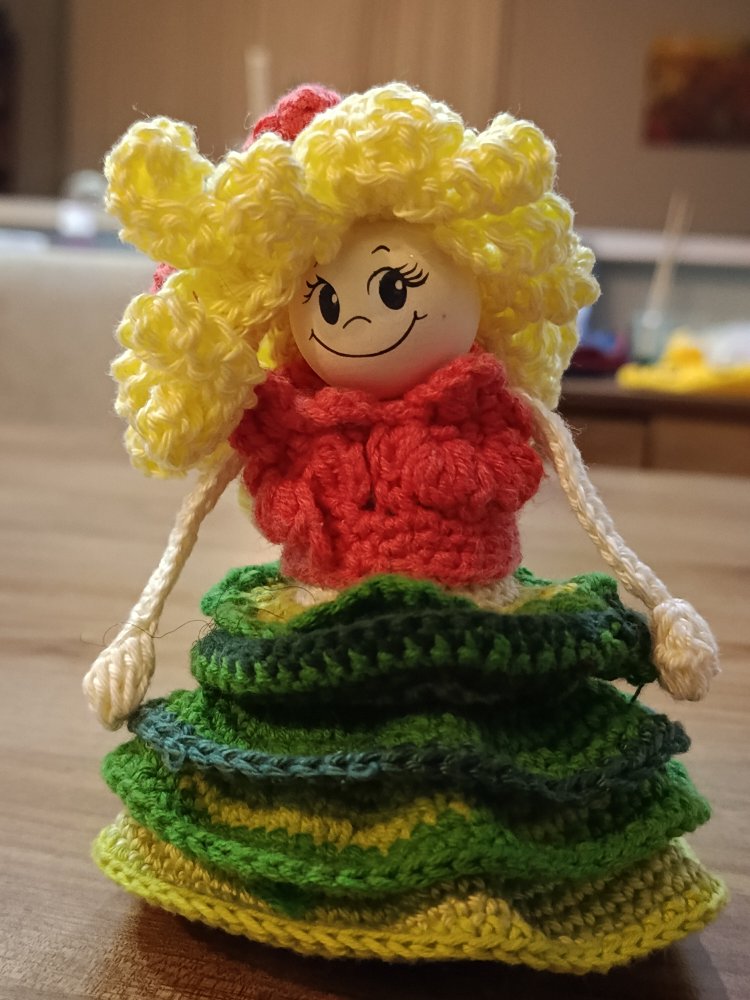Bahar mini amigurumi bebek