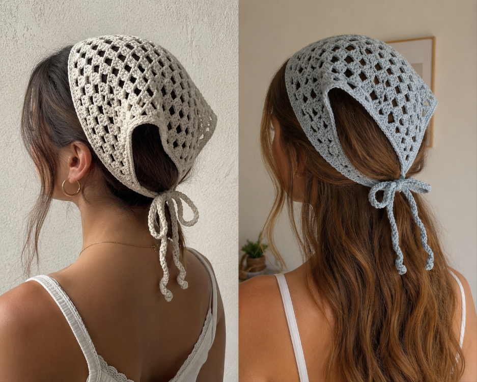 Gri mavi bandana