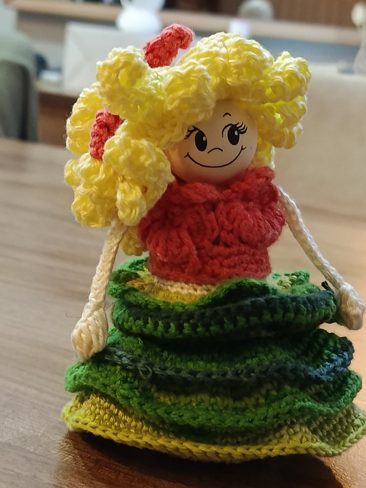 Bahar mini amigurumi bebek