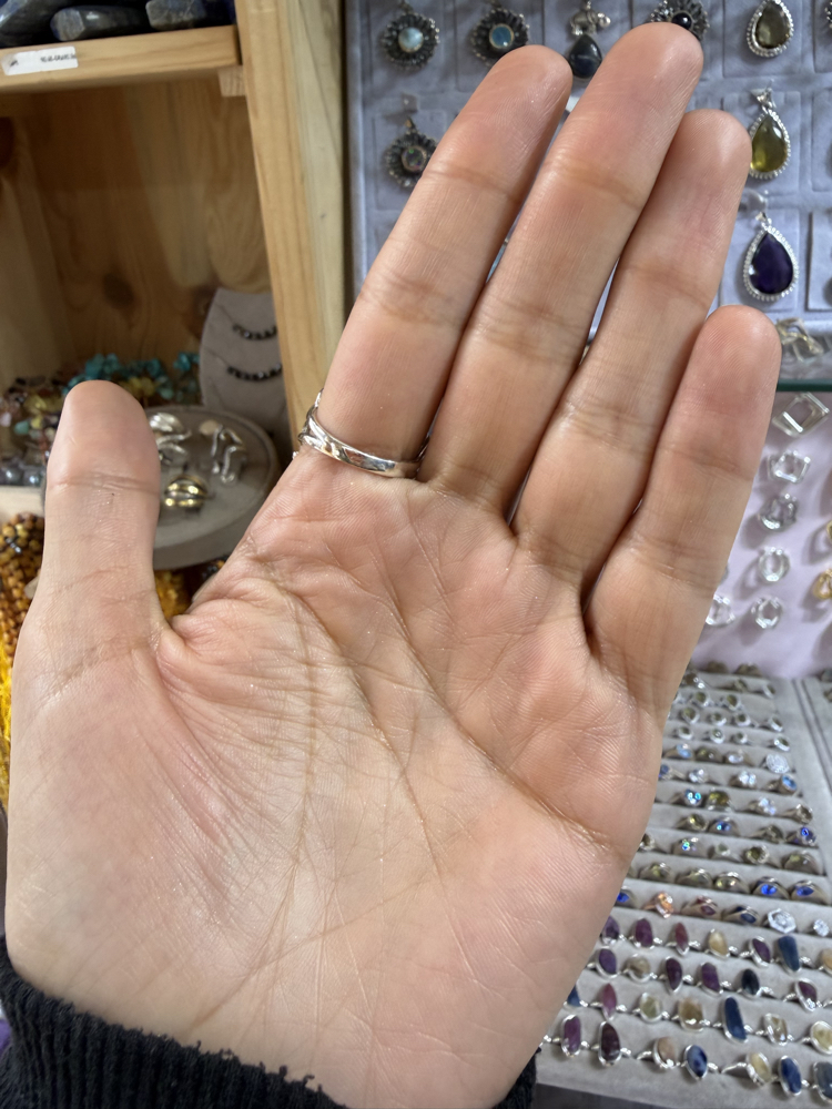 Çiçek tasarımlı gümüş yüzük