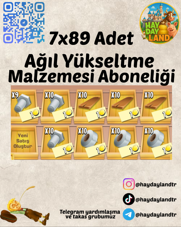 HAFTALIK AĞIL ABONELİĞİ