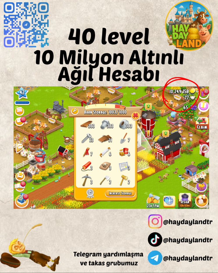 40+ LEVEL 10 MİLYON ALTINLI AĞIL HESABI