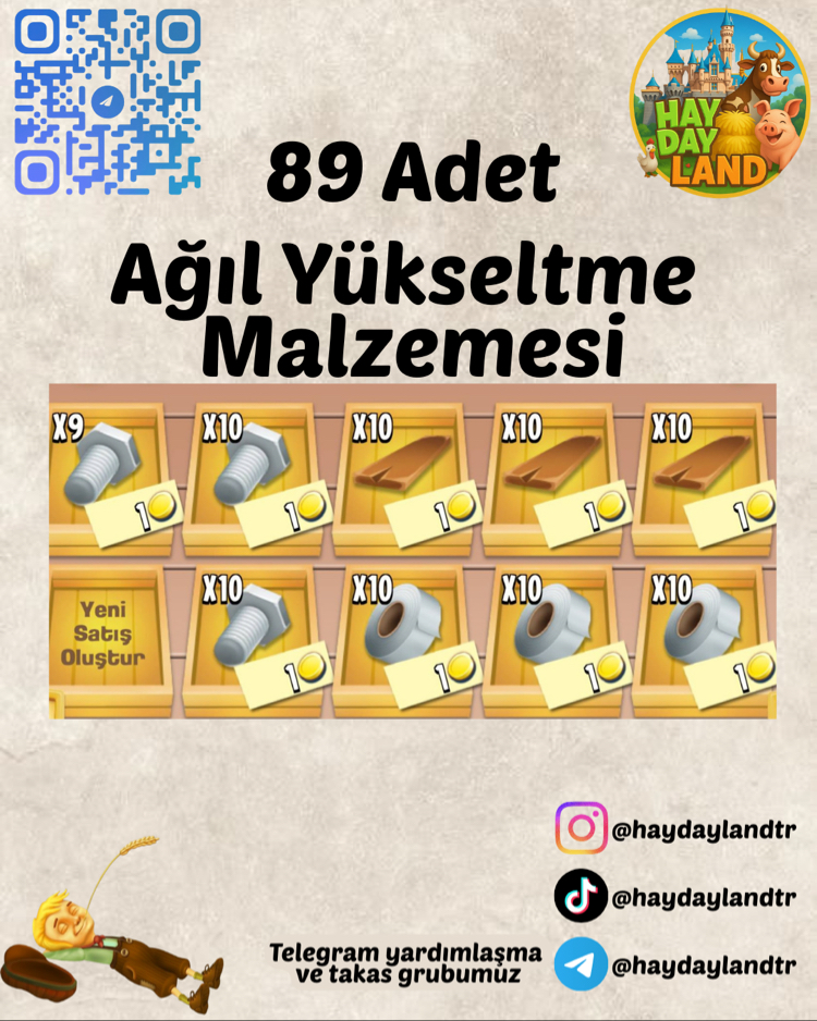 89 ADET AĞIL YÜKSELTMESİ