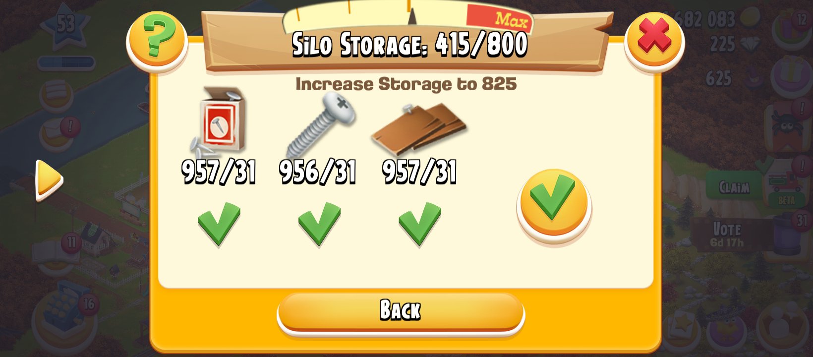 50 LVL 3000 DEPOLU İÇİ AMBAR MALZEMESİ DOLU HESAP