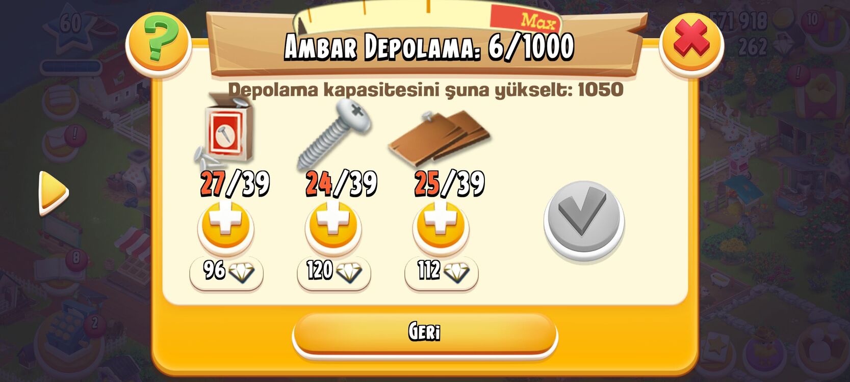 60 LVL 4000 DEPOLU İÇİ ARAZİ DOLU OYUN 
