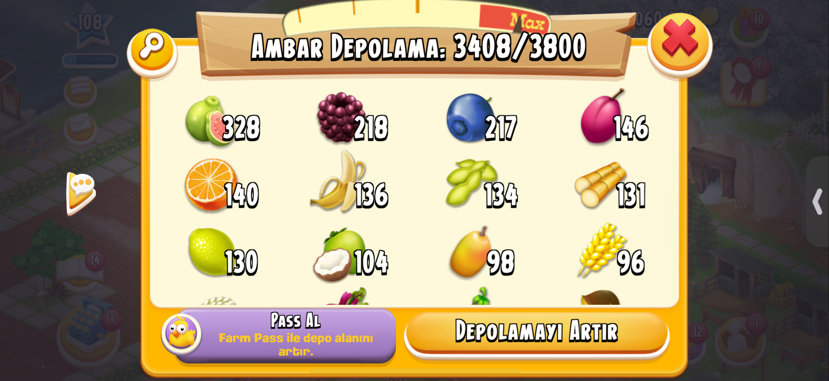 ⭐️108 LEVEL HESAP⭐️