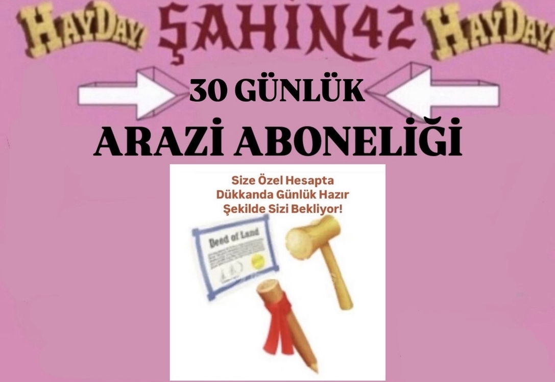 30 GÜNLÜK ARAZİ ABONELİĞİ 