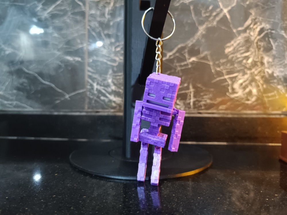 Minecraft İskelet Tasarım Anahtarlık