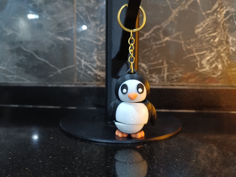 Sevimli Penguen Figür Anahtarlık