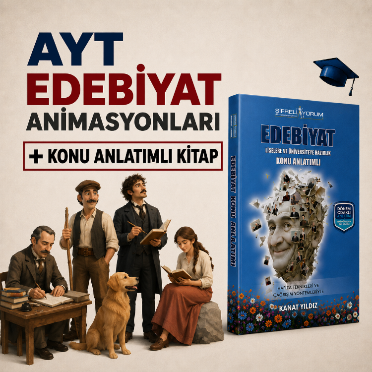AYT Edebiyat Animasyonları + Kitap