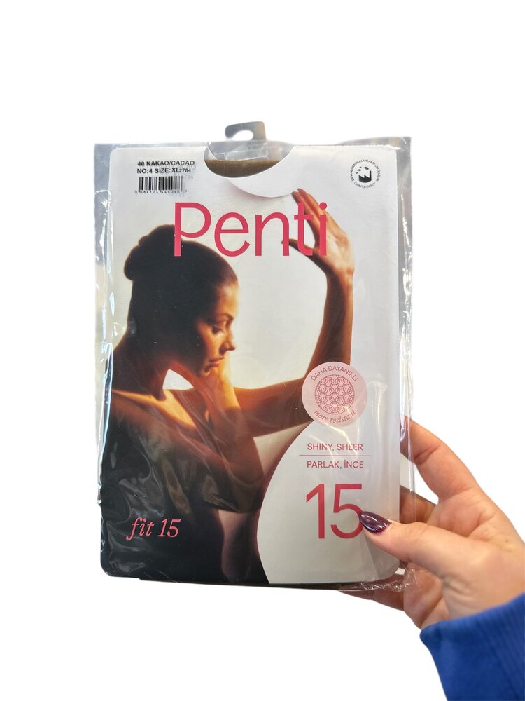Penti 15 den kakao ince çorap