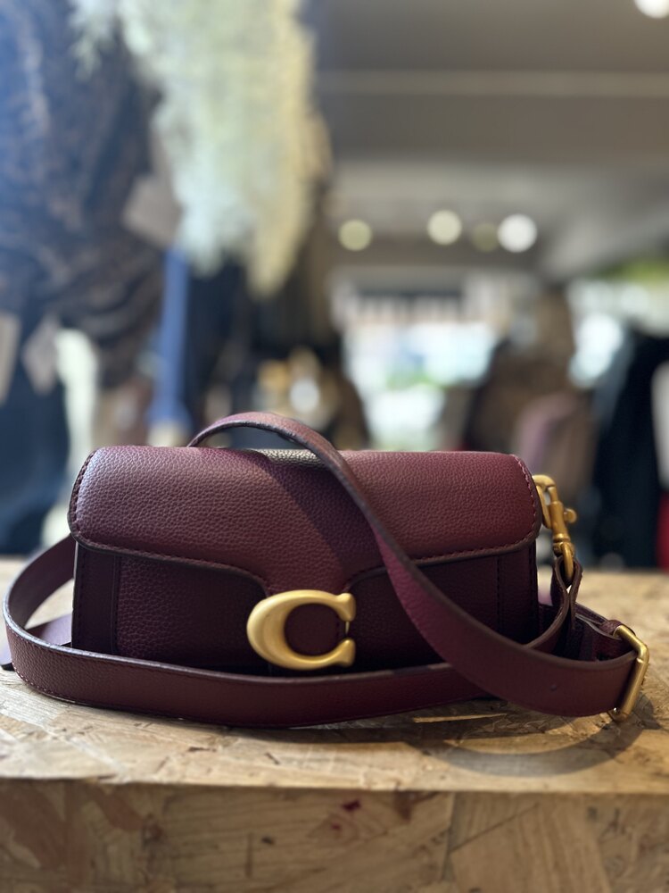 Coach orj marka bordo çanta