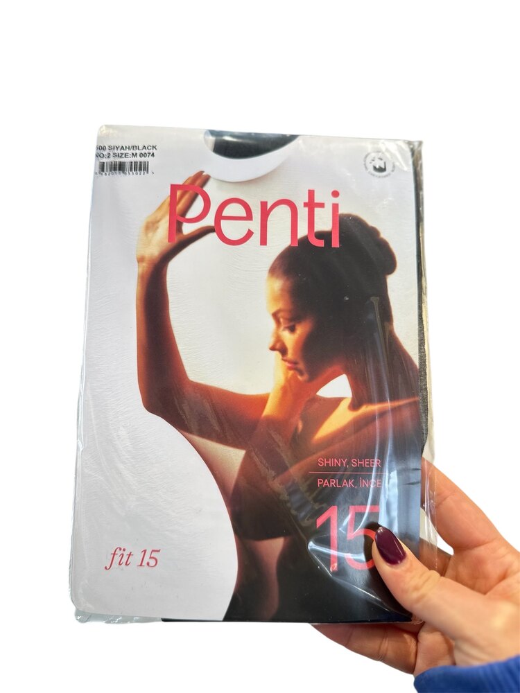 Penti 15 den siyah çorap
