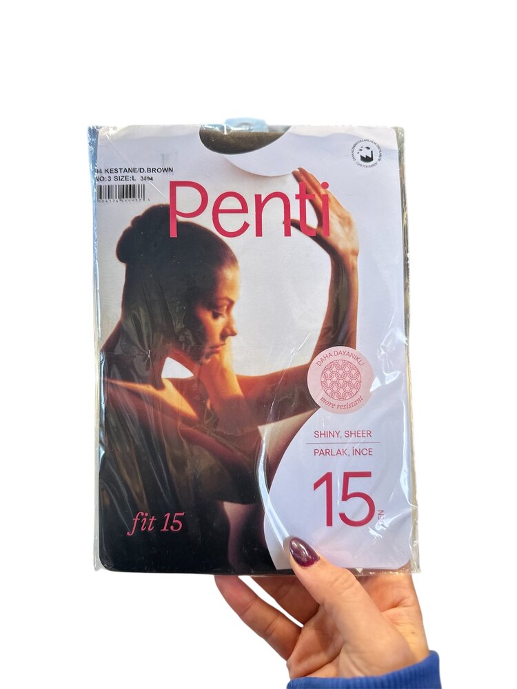 Penti 15 den kestane brown