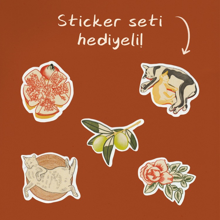 Kartpostal ✦ Ayva Ağacı ✦ Sticker Seti Hediyeli