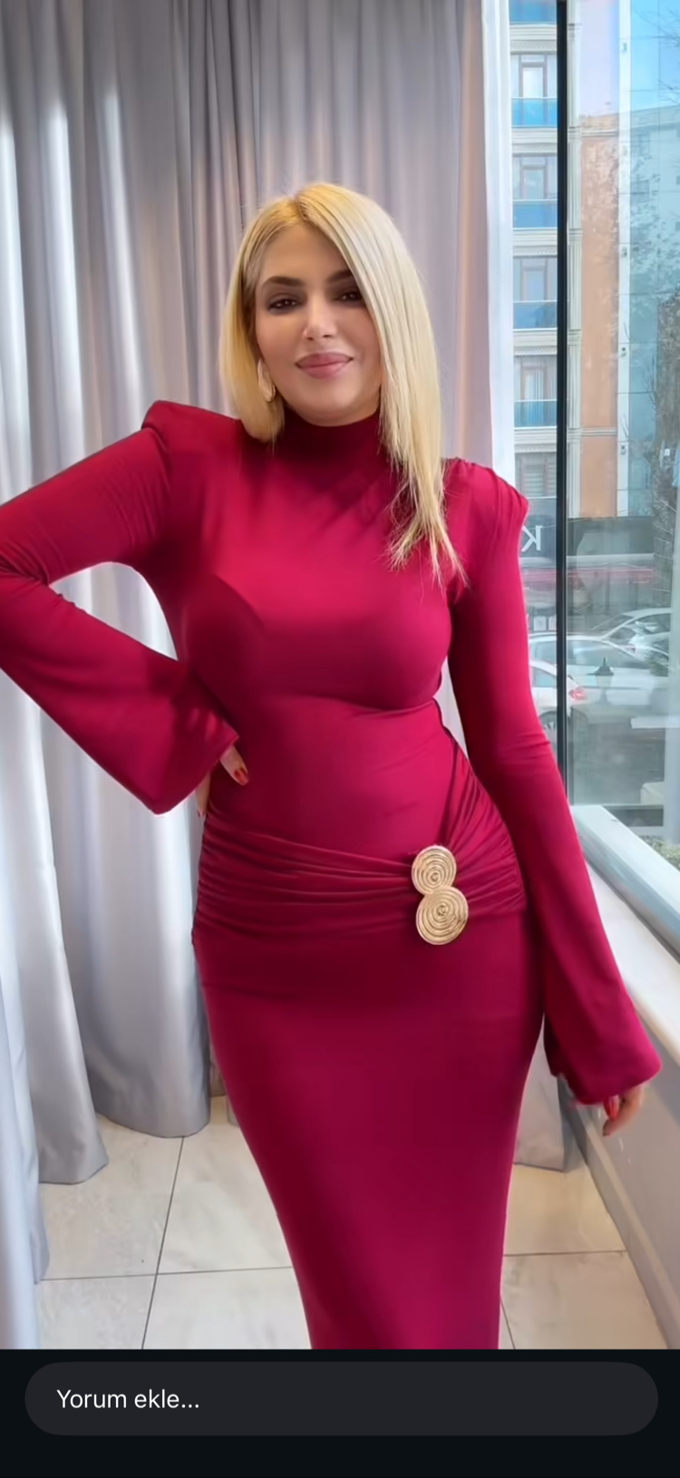 Zara model elbise