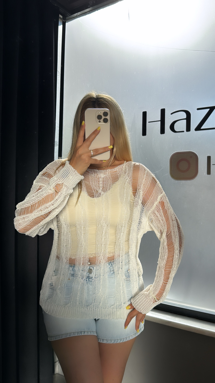 Ajurlu bluz