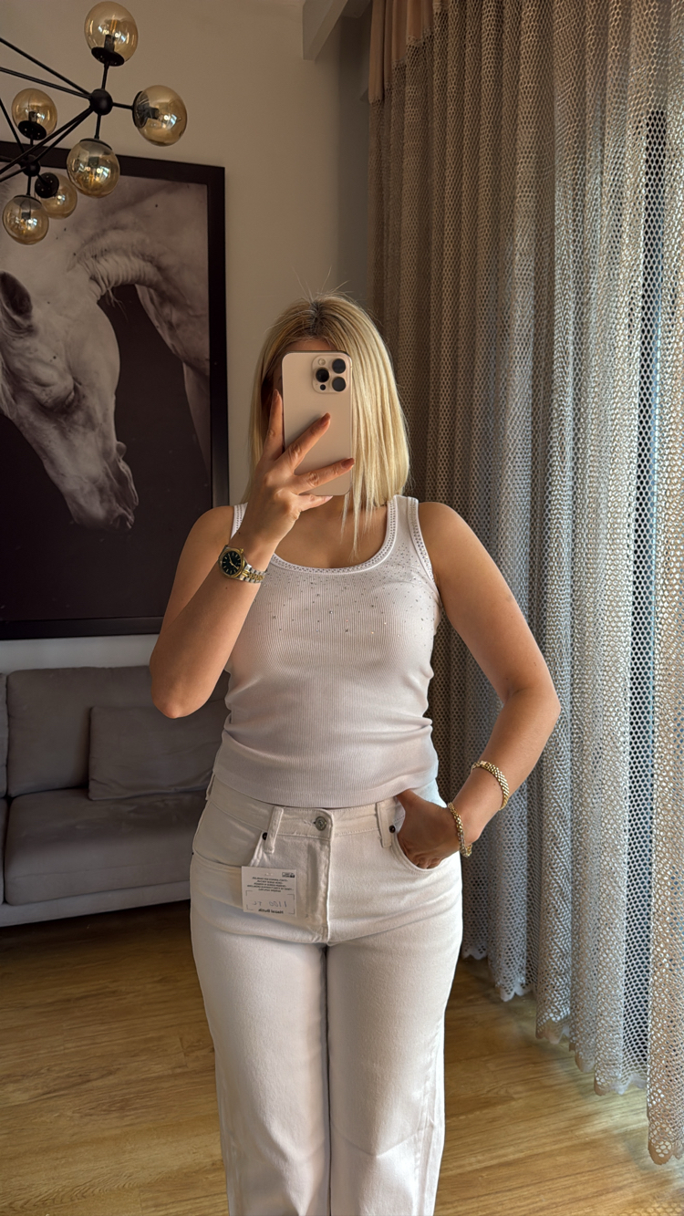 Taşlı bluz