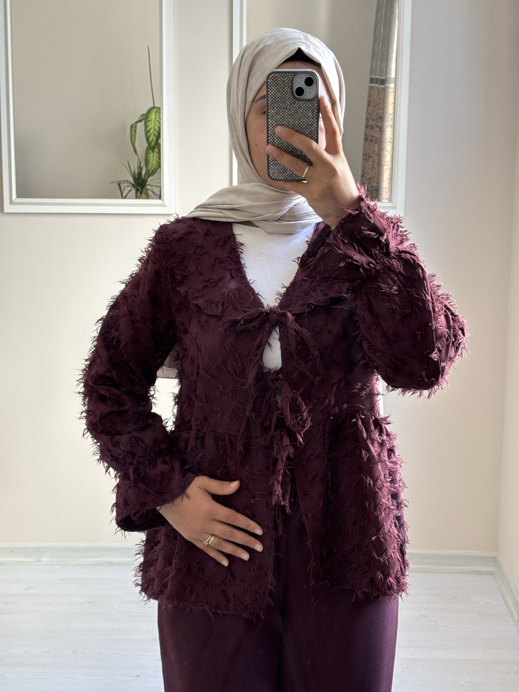 Büzgülü Kesme Pantolon
