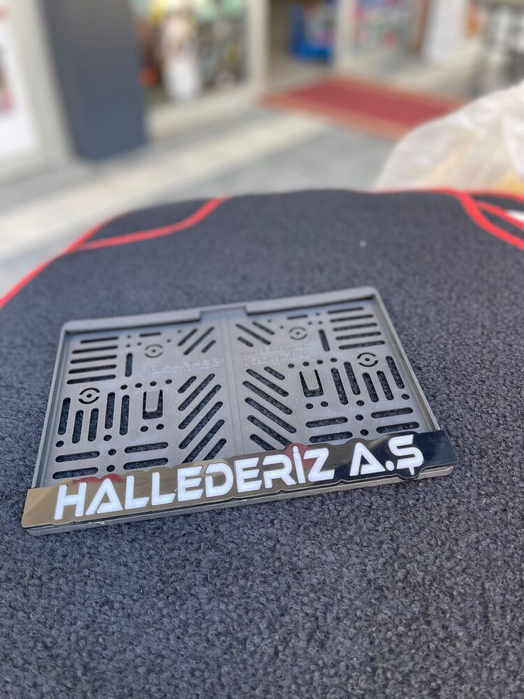 HALLEDERİZ A.Ş KARE PLAKALIK 1 ADET