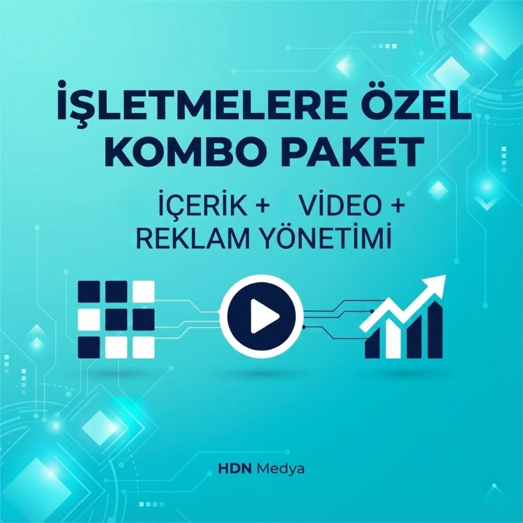 İşletmelere Özel Kombine Paket: İçerik + Video + Aylık Meta Reklam Yönetimi