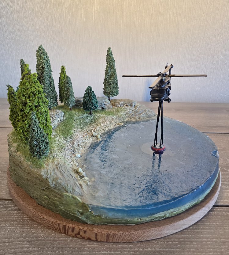 Sikorsky Fire Fighter Diorama