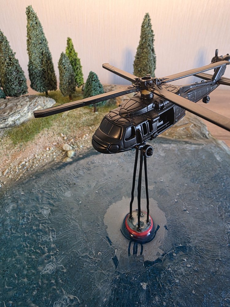 Sikorsky Fire Fighter Diorama