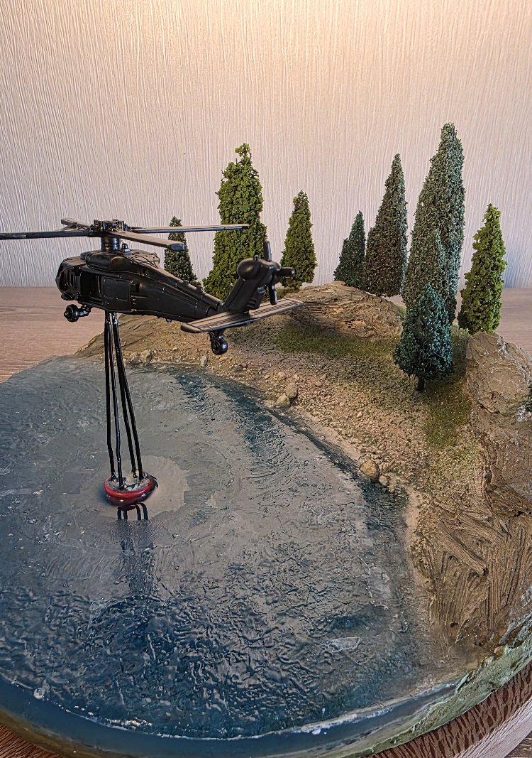 Sikorsky Fire Fighter Diorama