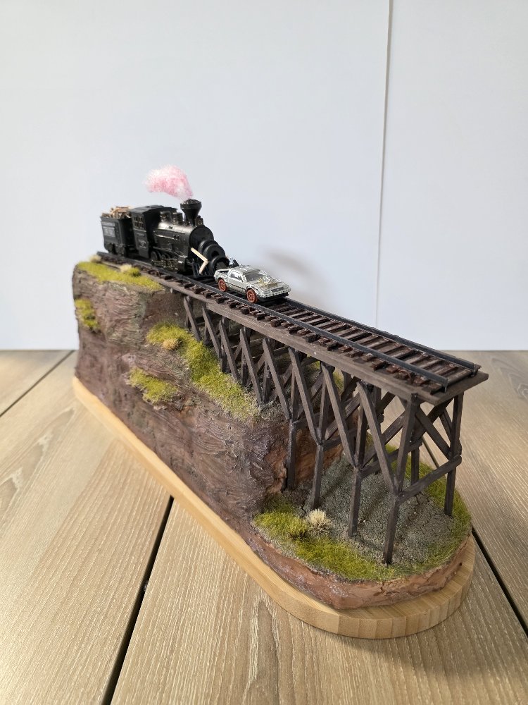 BTTF3 Tren Diorama