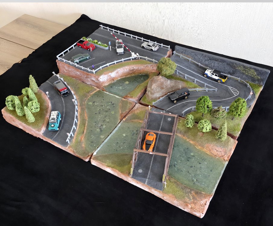 Mountain Roads Diorama
