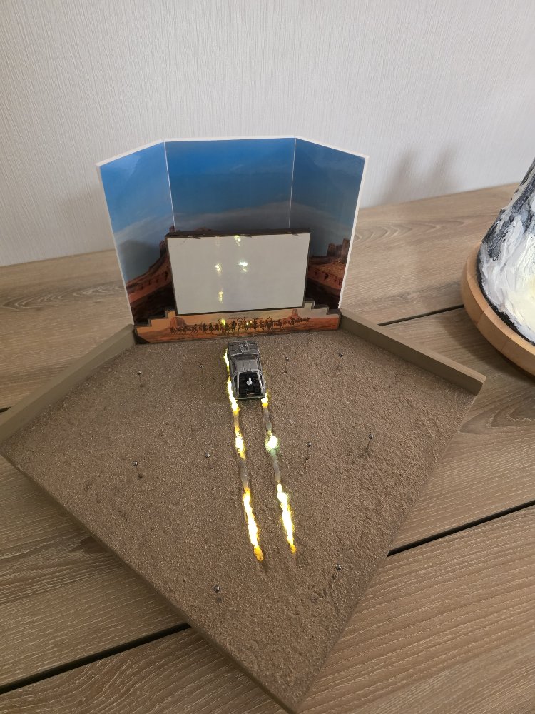 BTTF3 Cinema Scene Diorama