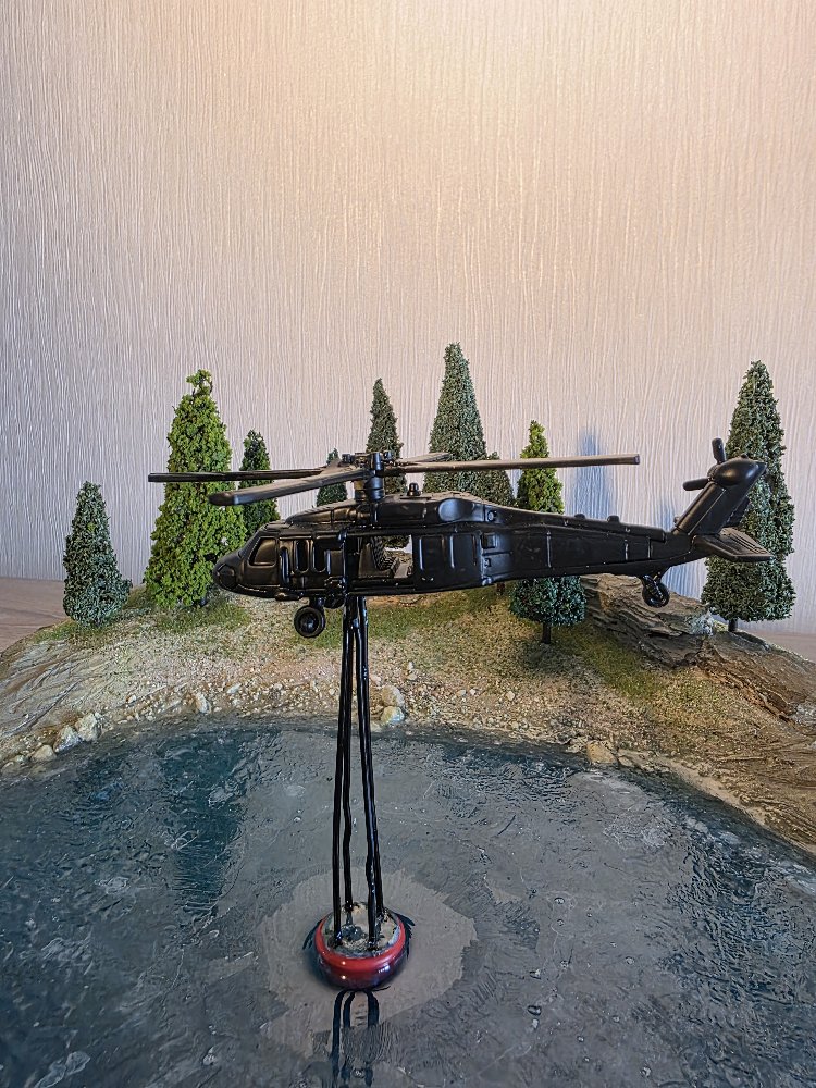 Sikorsky Fire Fighter Diorama