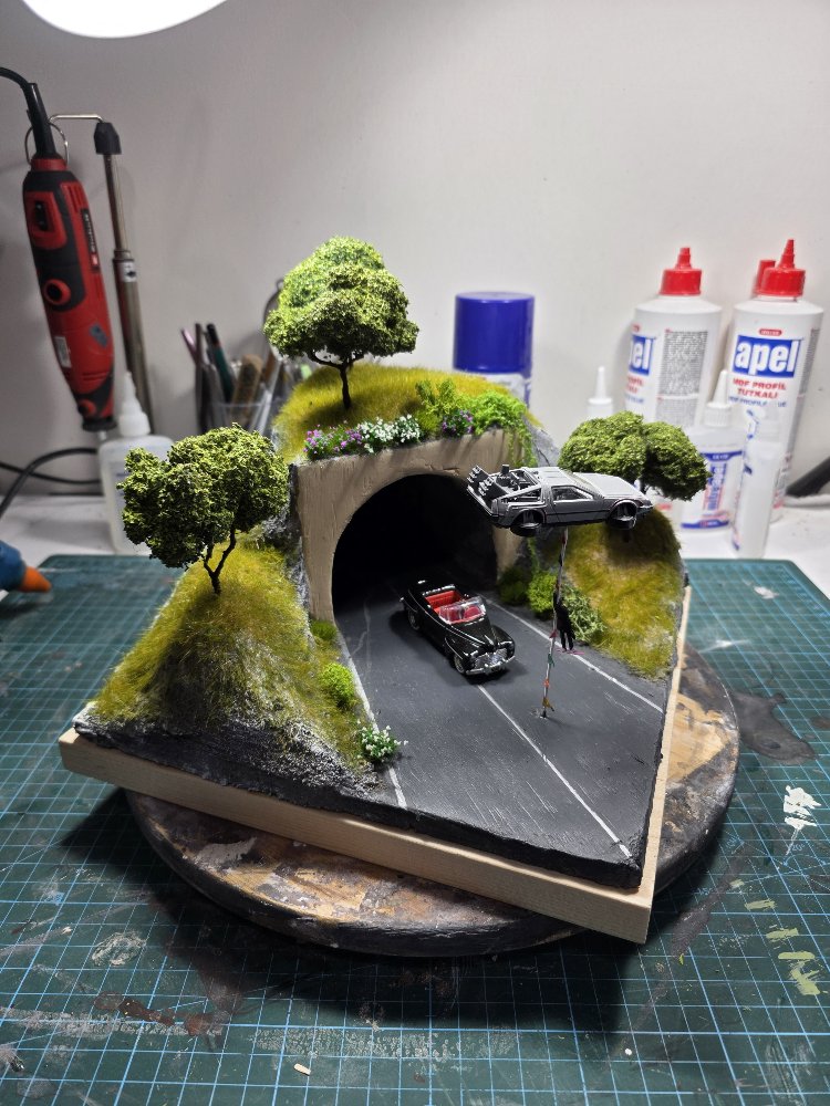 BTTF 2 Tünel Diorama 