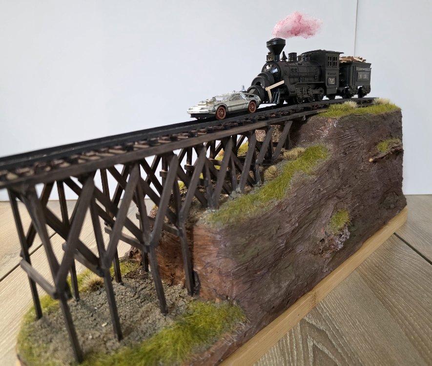 BTTF3 Tren Diorama