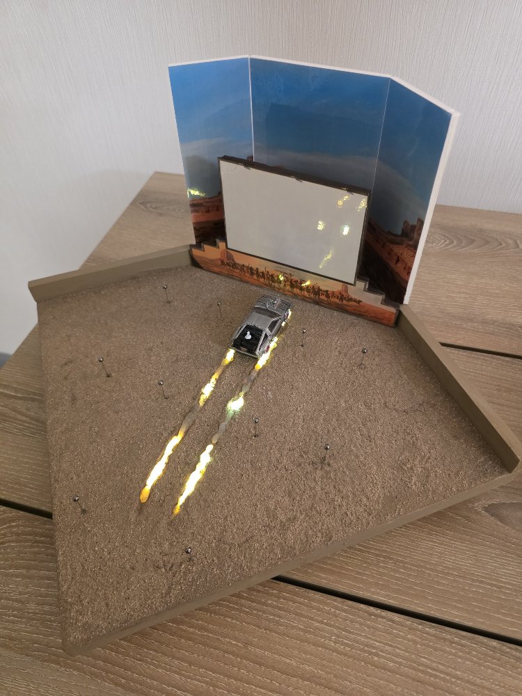 BTTF3 Cinema Scene Diorama