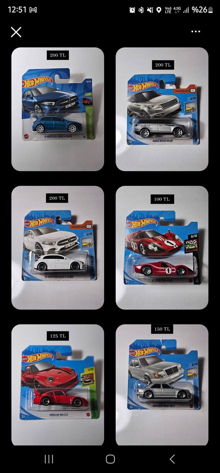 diecast 6li