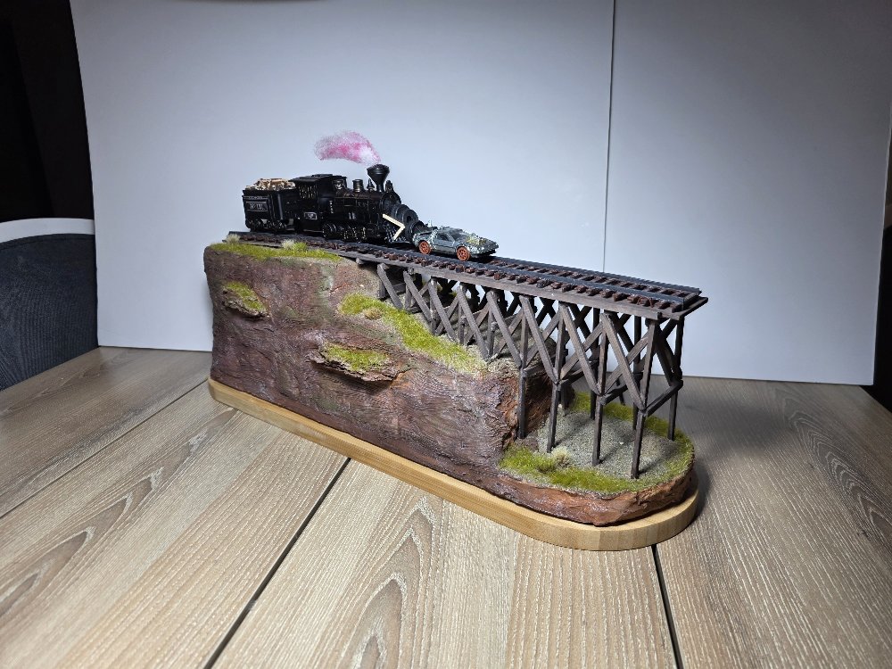 BTTF3 Tren Diorama