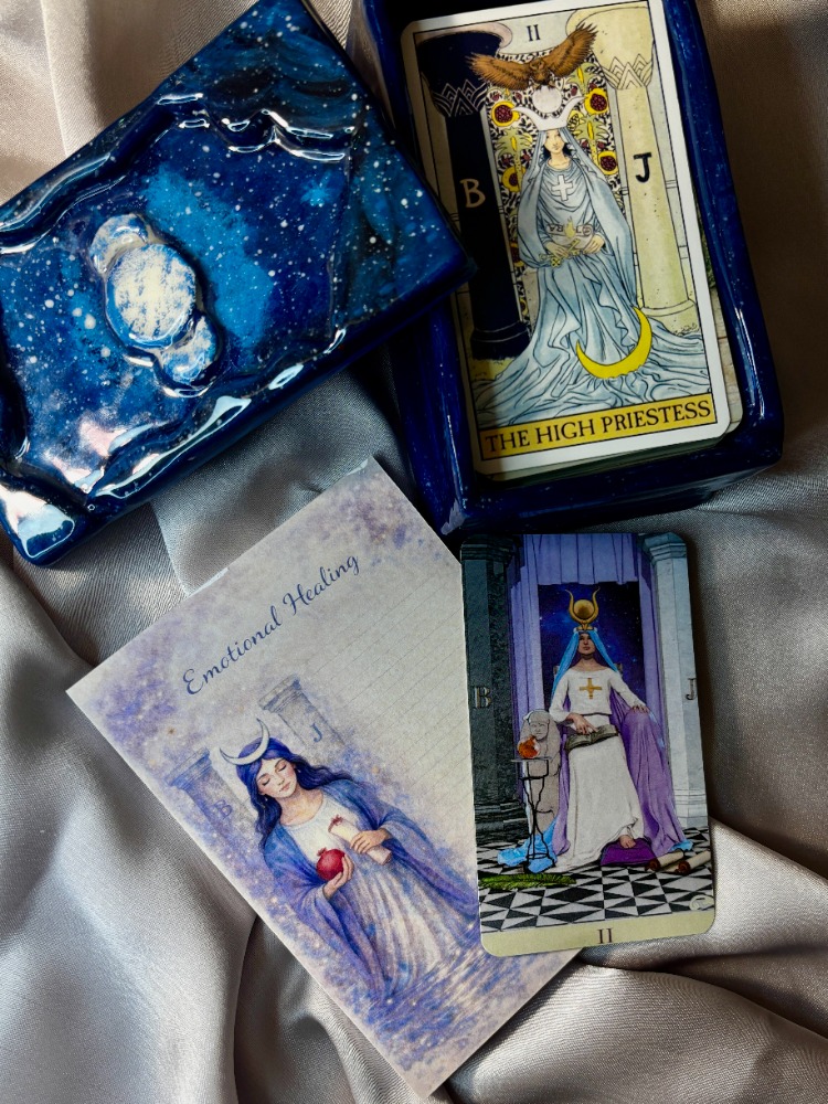  The High Priestess — Emotional Healing Notepad A6