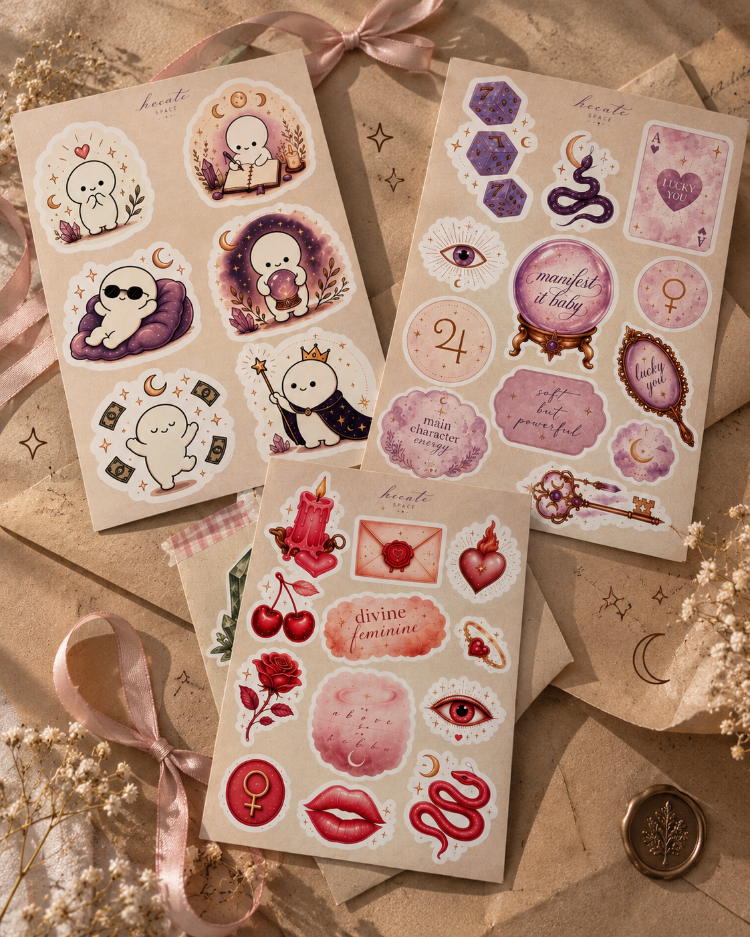 3'lü Sticker Sheet