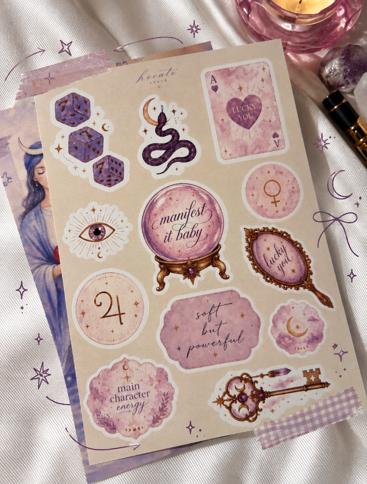 3'lü Sticker Sheet